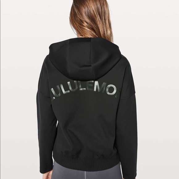 lululemon athletica Jackets & Blazers - LULULEMON HOODED JACKET WITH LOGO BACK